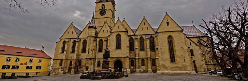 Evangelical,Cathedral,Sibiu,Romania,Medieval,Architecture